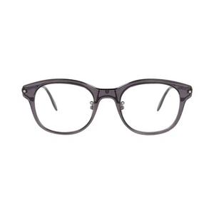 Очки Alexander McQueen Round-Frame Acetate Optical Frames 'Grey Ruthenium Transparent'