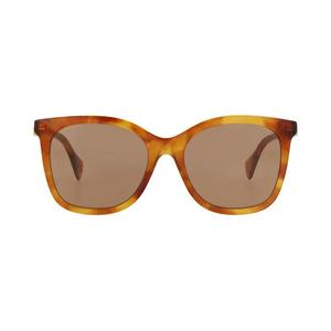 Gucci солнцезащитные очки с кошачьим глазом из ацетата 'Havana/Brown'