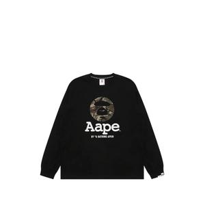 Футболка AAPEUNVS Moonface с длинными рукавами и камуфляжным принтом