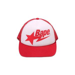 Кепки-дальнобойщики BAPE Sta Mesh Cap «Красный»