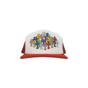 Кепки Trucker Chrome Hearts Multi Cross Trucker Hat 'Красный/Белый'