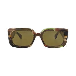 Gucci Square-Frame Recycled Acetate Sunglasses 'Зеленый/Коричневый'