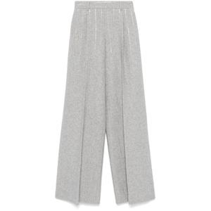 Брюки bootcut в тонкую полоску