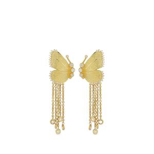 Серьги-подвески Butterfly Wing среднего размера