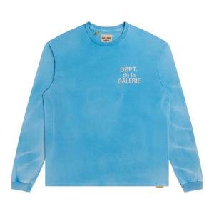 Футболки с длинным рукавом Gallery Dept. French Long-Sleeve Tee 'Cyan'