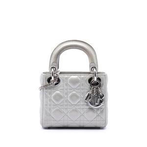 Сумка-сэтчел Mini Iridescent Lambskin Cannage Lady Dior (2016 год)
