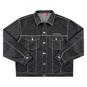 Джинсовые куртки Supreme x Smurfs Denim Trucker Jacket 'Черный'