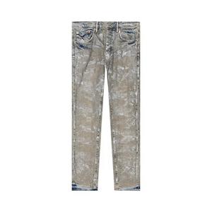 PURPLE BRAND Джинсы Holograhpic Earth Jacquard Monogram Jeans 'Brown'