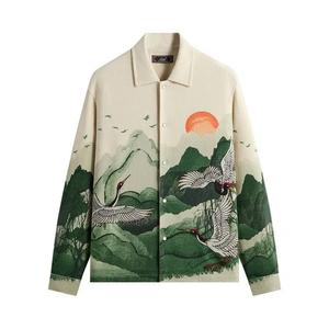 Рубашки и топы Kith Crane Horizon Long Sleeve Bco-рубашка 'Вафля'