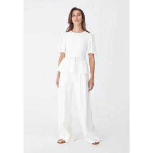 Топ с баской Jade Linen Peplum