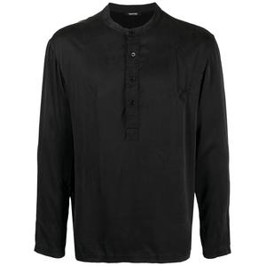 Пижамная рубашка Henley из смесового шелка