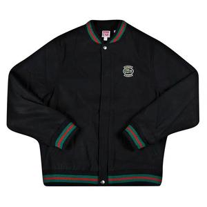 Бомберы Supreme x Lacoste Wool Varsity Jacket 'Black'