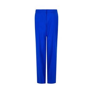Alexander McQueen Wide-Leg Wool Trousers «Синий»