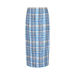 Юбки Ferragamo Plaid Print Maxi Skirt 'Bone'