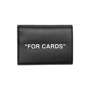 Кошельки Off-White Quote Organizer 'Black/White'