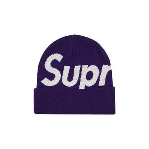 Шапки-бини Supreme Big Logo Beanie 'Темно-фиолетовый'