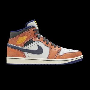 Повседневные баскетбольные кроссовки Air Jordan 1 Mid SE 'Flight Vintage'