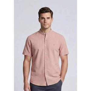 Polo Haus - Мужская льняная смесовая рубашка Signature Fit SS MBSS185C05