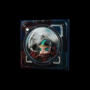 Фигурки Pop Mart Mega Space Molly Hello Moon 3d Painting Figure