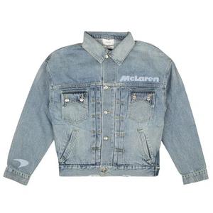 Джинсовые куртки Rhude Denim Embroidered Jacket 'Indigo Blue'