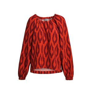Блузка Kolorful с длинными рукавами и узором