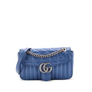 Маленькая сумка на плечо GG Marmont Flap Bag Mixed Matelasse Leather