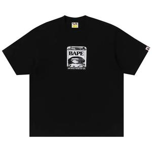 Футболки BAPE Can Food Logo Relaxed Fit Tee 'Черный'