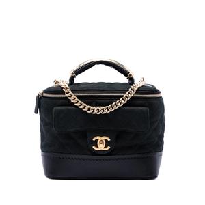Стеганая сумка-сэтчел Quilted Iridescent Caviar Globe Trotter Vanity with Chain (2013-2014 год)