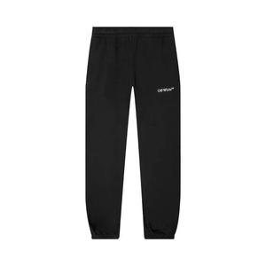 Спортивные штаны Off-White Caravag Paint Shorten Sweatpant 'Black/White'