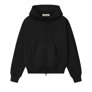 Толстовки Fear of God Essentials Classic Full Zip Hoodie 'Vintage Black'