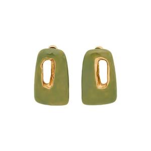 Украшения Marni Metal Earring 'Olive Green'