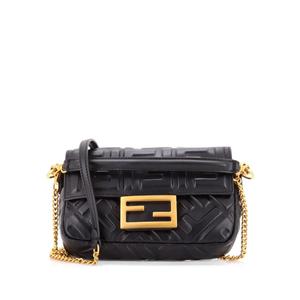 Сумка через плечо Baguette NM Bag среднего размера с узором Zucca
