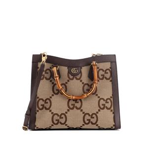 Сумка-тоут Diana NM Bamboo Handle Jumbo GG Canvas Medium
