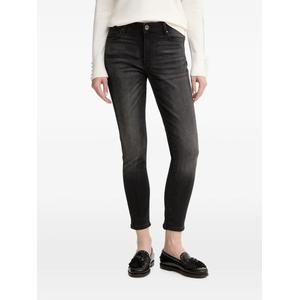 Джинсы с декорированными карманами