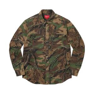Рубашки на пуговицах Supreme Snap Work Shirt 'Branch Woodland Camo'