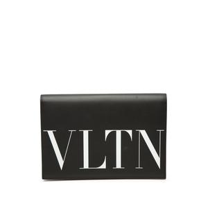 2018-2026 Leather VLTN Flap clutch bag