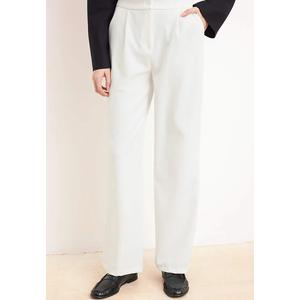 Белые Широкие/Широкие тканые брюки Twoaw22Pl139