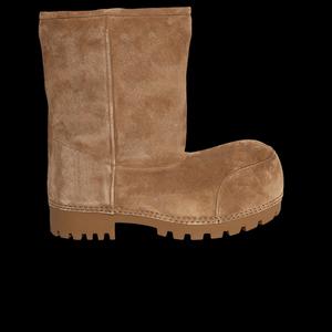 Ботинки Balenciaga Alaska Fur Low Boot 'Brown'
