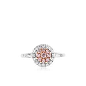 Кольцо Argyle Pink Diamond из белого золота с бриллиантами
