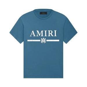 Футболки Amiri MA Bar Logo Tee 'Бирюзовый'