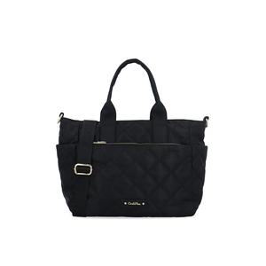 Nia Everyday Nylon Top Handle Bag L - Черный