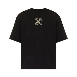 Футболки Off-White Splash Arrow Over Skate с коротким рукавом «Черный/Бежевый»