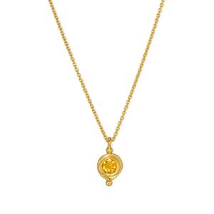 Колье November Citrine Birthstone