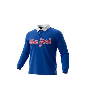 Рубашка поло Rugby New York с длинными рукавами и вышивкой