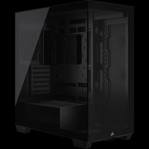 Corsair 3500X Панорамное стекло без центральной стойки ATX корпус - Черный