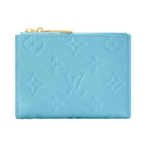 Кошельки Louis Vuitton Lisa Wallet 'Виноградно-синий монограм тисненая эмпринт телячья кожа'