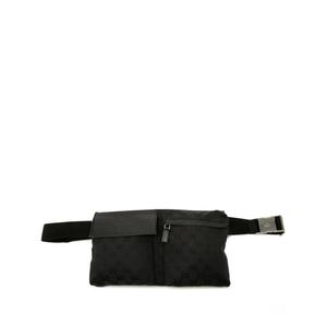 Поясная сумка Double Pocket из канваса с узором GG (2000-2015 годы)