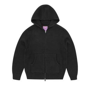 Верхняя одежда Corteiz Alcatraz Heavy Knit Zip Hoodie 'Black'