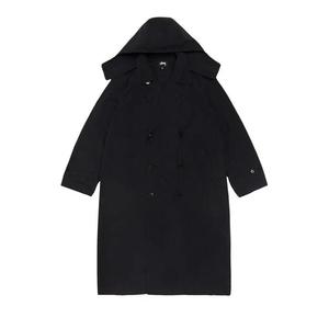 Пальто Stussy Ultra Lightweight Nylon Trench 'Black'