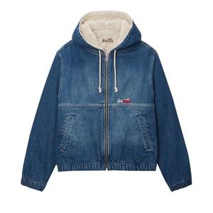 Джинсовые куртки Stussy Джинсовая рабочая куртка 'Вымытый синий'